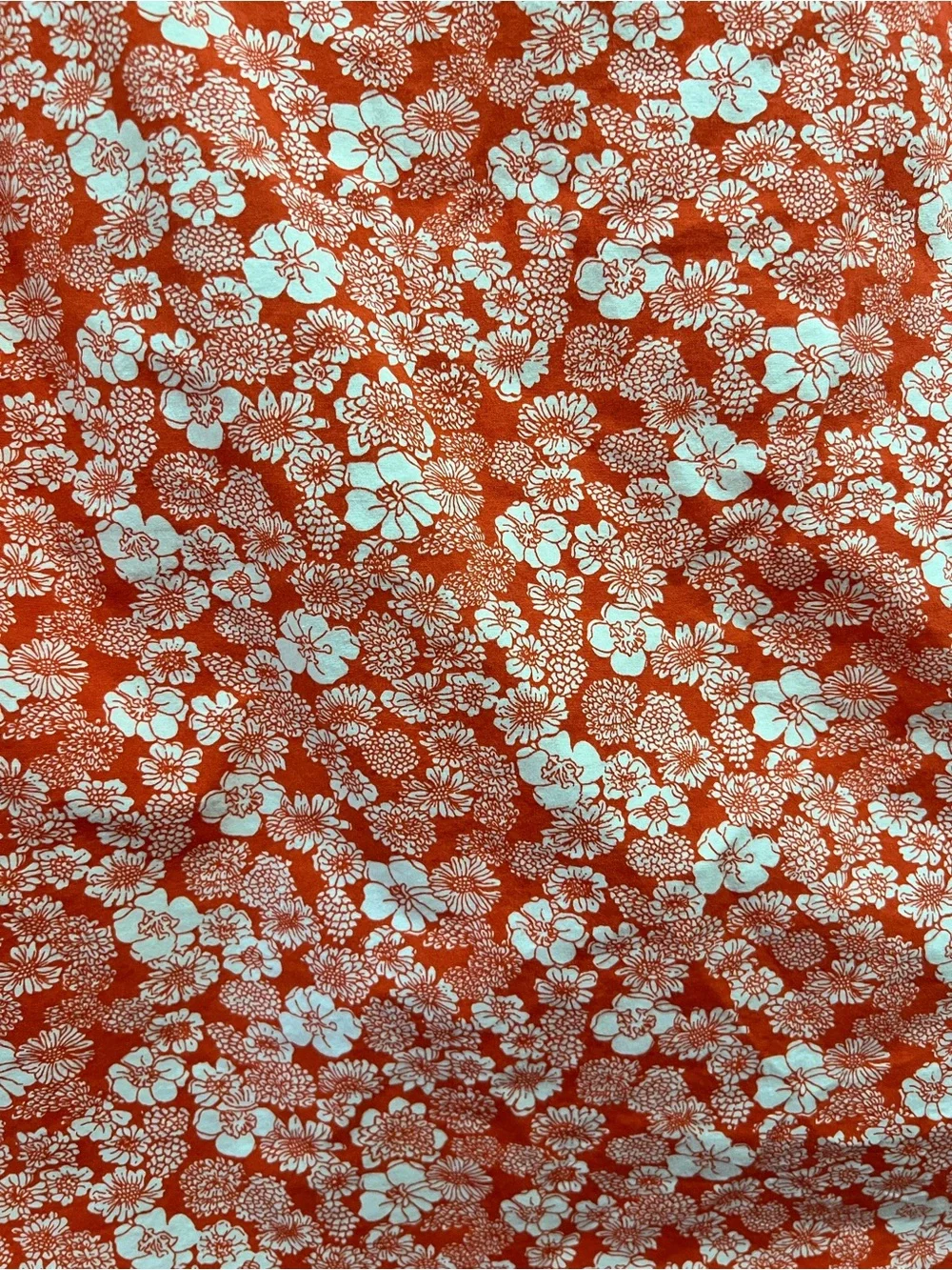 J. Crew Coral Floral Short-Sleeve Button-Down Shirt